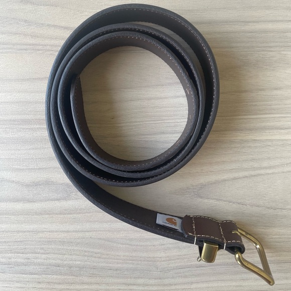 Carhartt Dark Brown Leather Belt - Picture 3 of 13